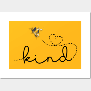 Bee Kind Posters and Art